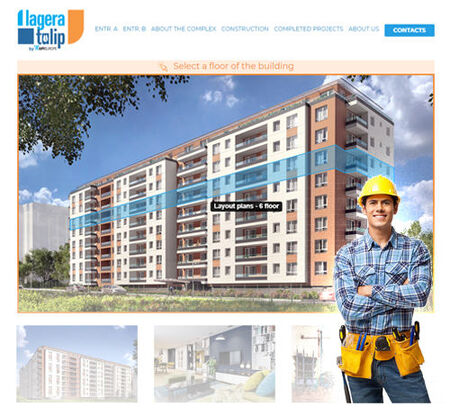 Construction company website Lagera